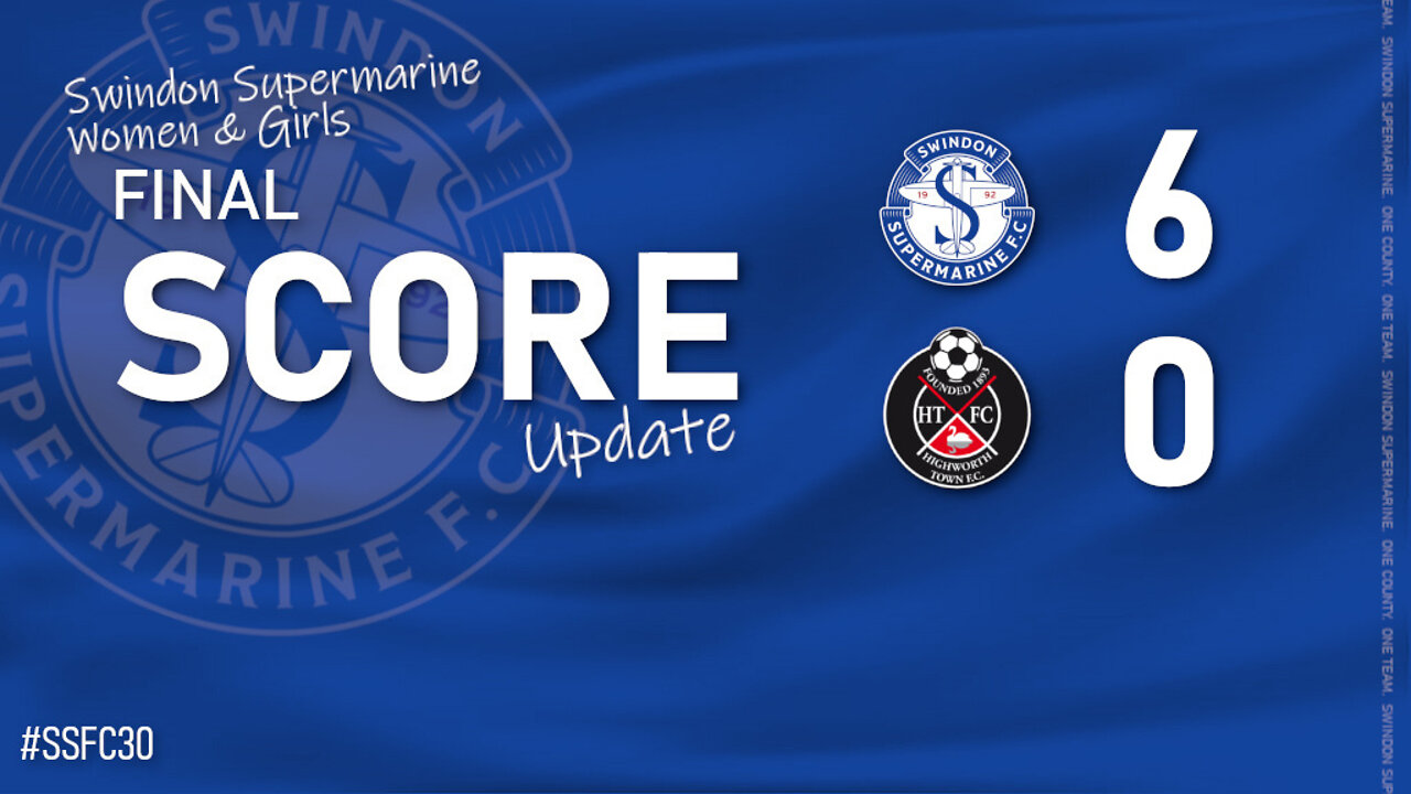 Supermarine Women 6 Highworth Town Ladies 0