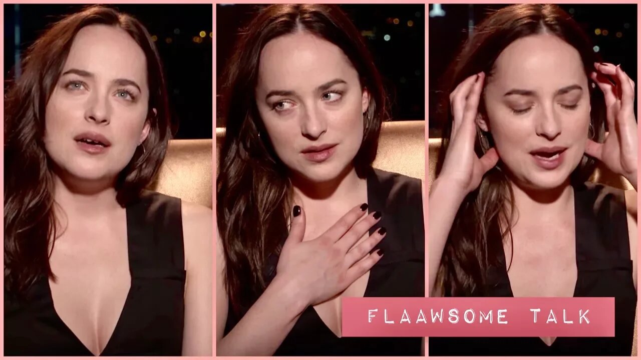 DAKOTA JOHNSON Can't Watch Herself NUDE On Screen