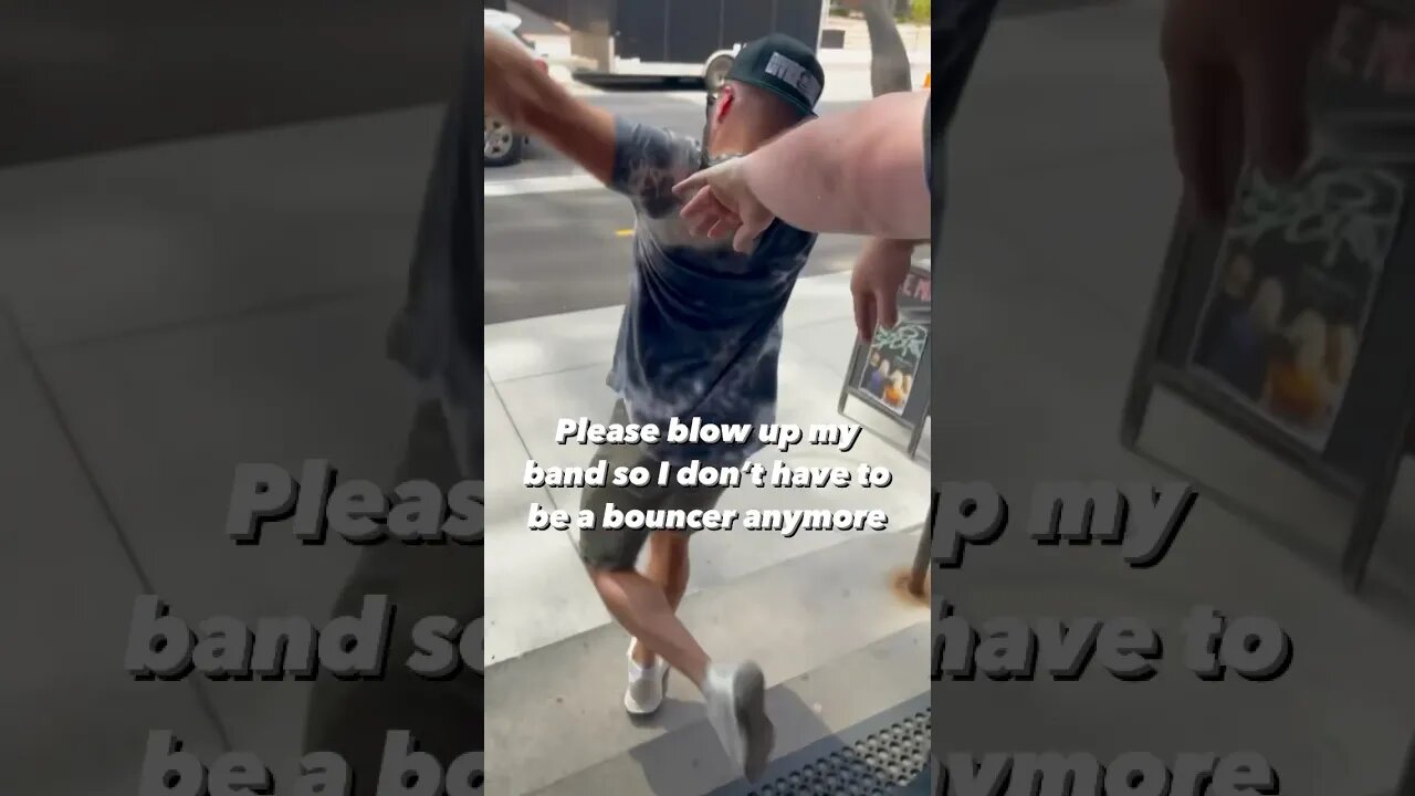BOUNCER GOES WILD! #blowupmyband #bouncer #ghostofyou