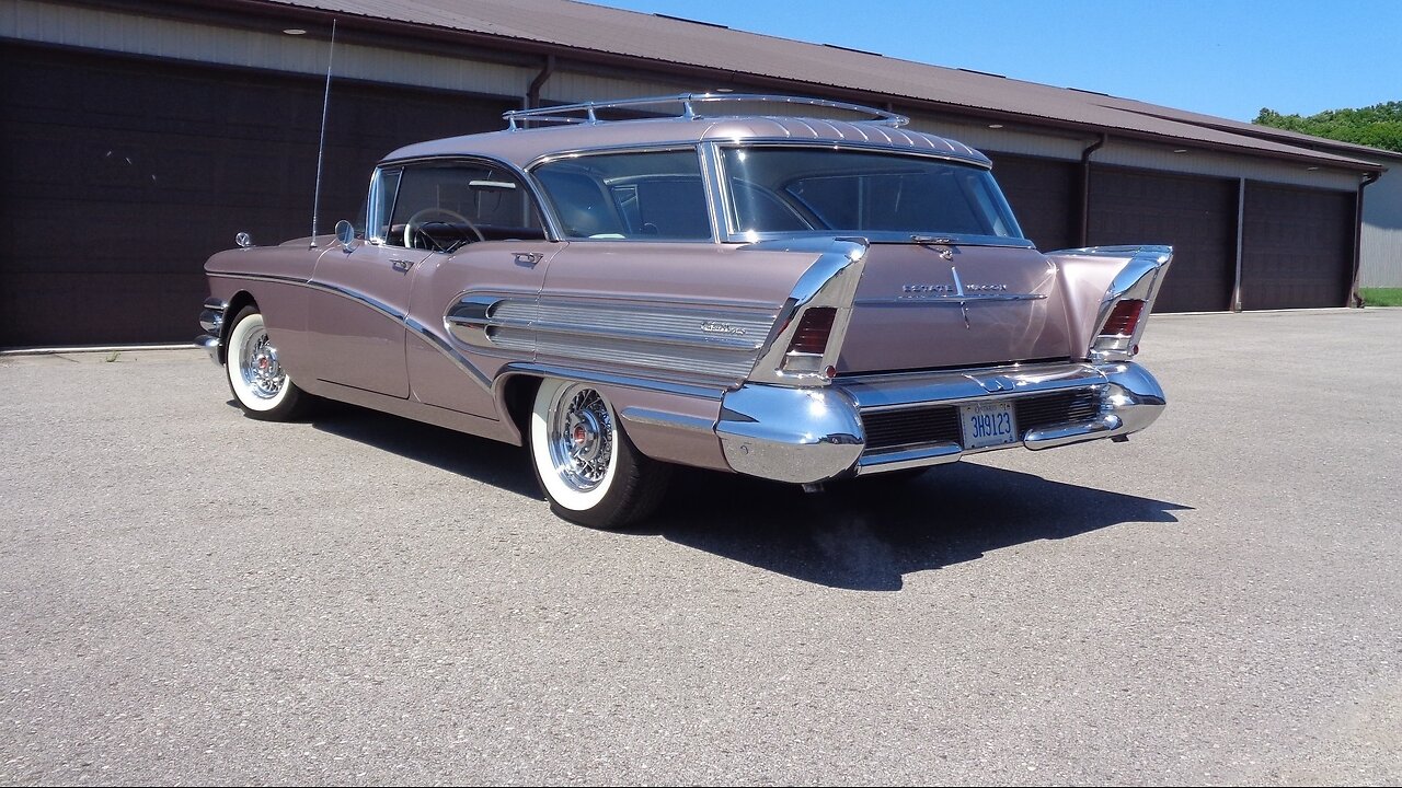 1958 Buick Caballero Estate Station Wagon in Laurel Mist & Ride on My Car Story with Lou Costabile