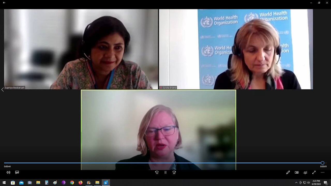 WHO Discusses Monkeypox May 22, 2022.