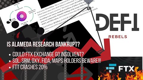 WARNING | FTX Mass Sell Off | Alameda Research Bankrupt? | Could FTX Exchange go Insolvent?