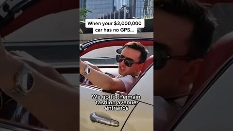 When your $2,000,000 car has no GPS… #Bugatti problems…
