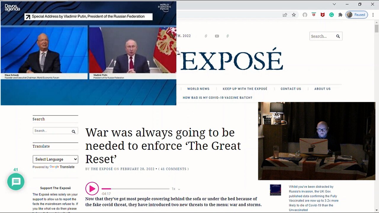 "WAR" is part and parcel of "The Great Reset."