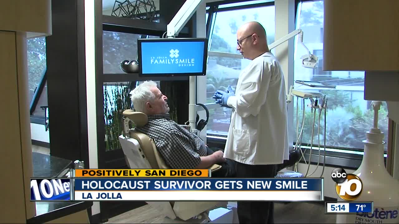 Holocaust survivor gets new smile