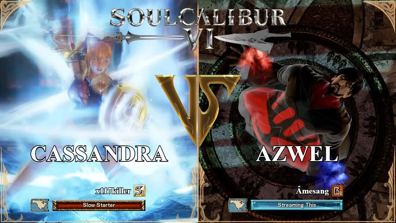 SoulCalibur VI — x117killer (Cassandra) VS Amesang (Azwel) | Xbox Series X Tournament