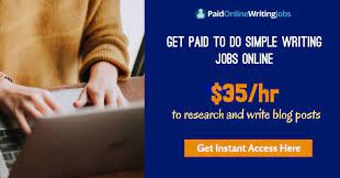 Get Paid To Do Simple Writing Jobs Online