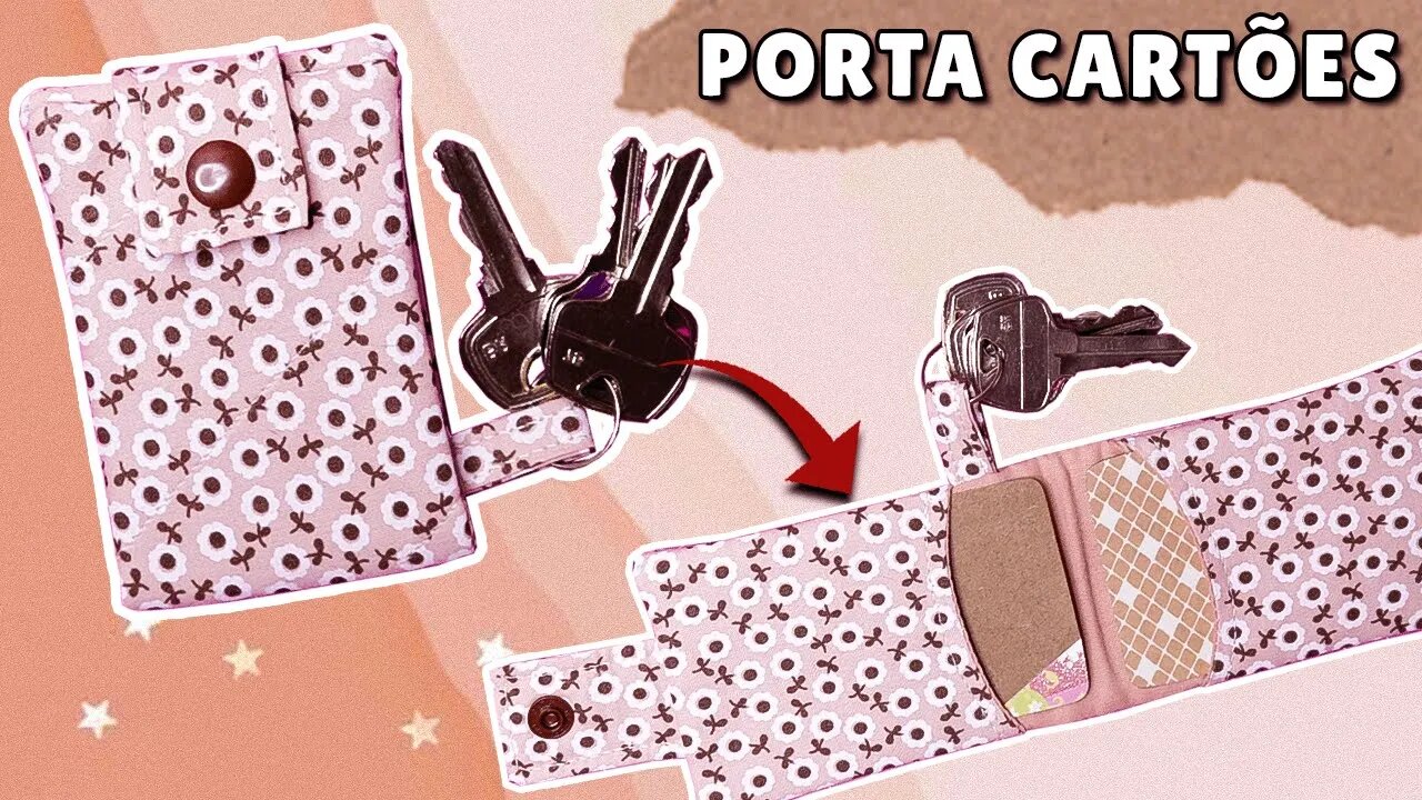 Uma PEÇA FÁCIL para INICIANTES! / Porta cartões - Passo a passo