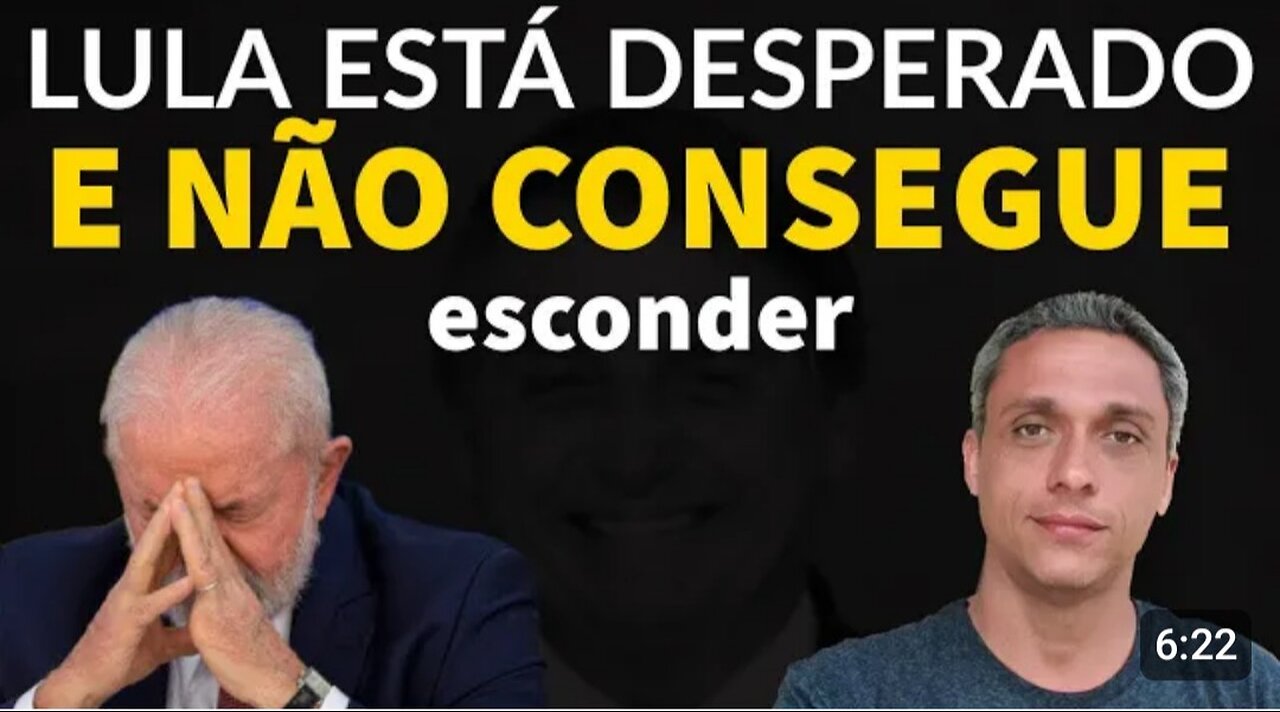 In Brazil, despair hit - LULA melts and can only talk about Bolsonaro