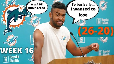 DOLPHINS VS PACKERS (WEEK 16) RECAP