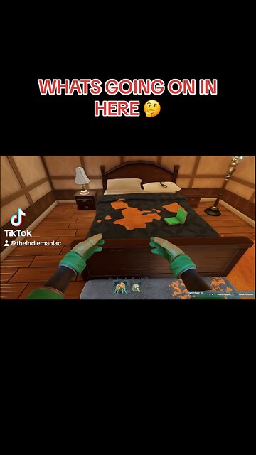 WHY IS THERE HANDCUFFS ON THE BED