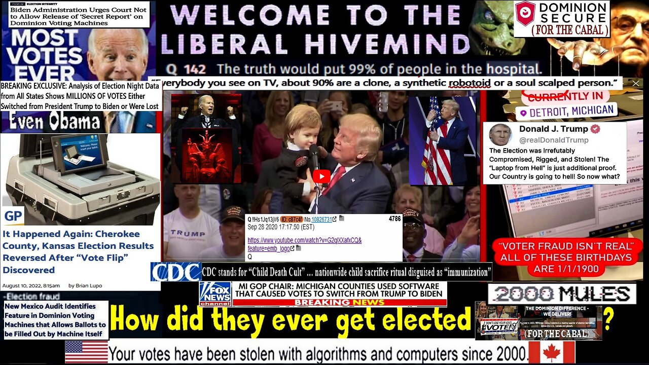 Q Post – 4786 (revisited) This Video Will Get Donald Trump Elected (related info in description)