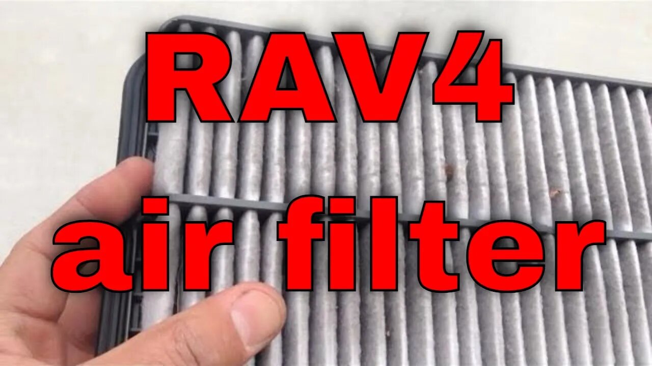 Simple FOLLOW engine air filter Replacement Toyota RAV4 √ Fix it Angel