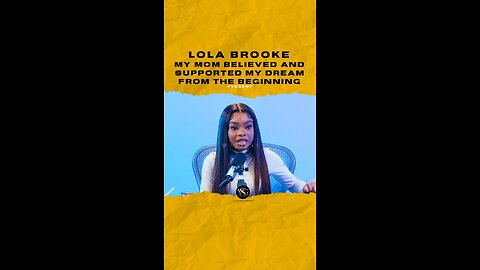 #lolabrooke My mom believed and supported my dream from the beginning. 🎥 @AppleMusic