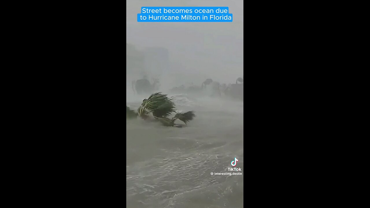 Storm Surge from Hurricane Milton