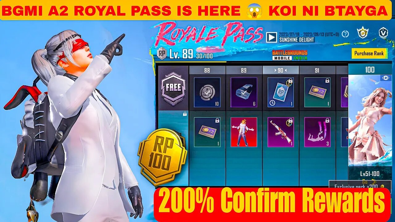 😱 ULTIMATE REWARDS IN BGMI A2 ROYAL PASS IS HERE // JALDI DEKH LO ❣️KOI REAL NI BTAYGA [4K QUALITY]