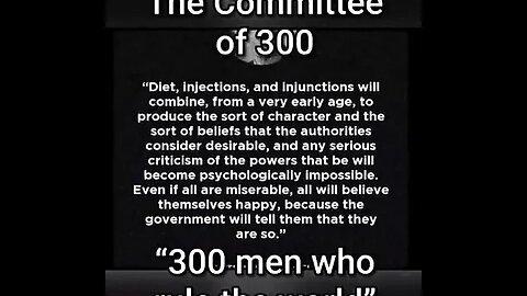 The committee of 300