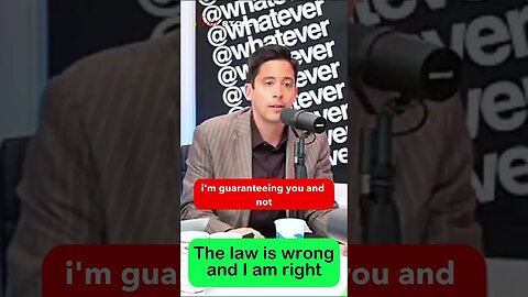 The law is wrong and I’m right. Michael Knowles debates Keeko & loses brain cells