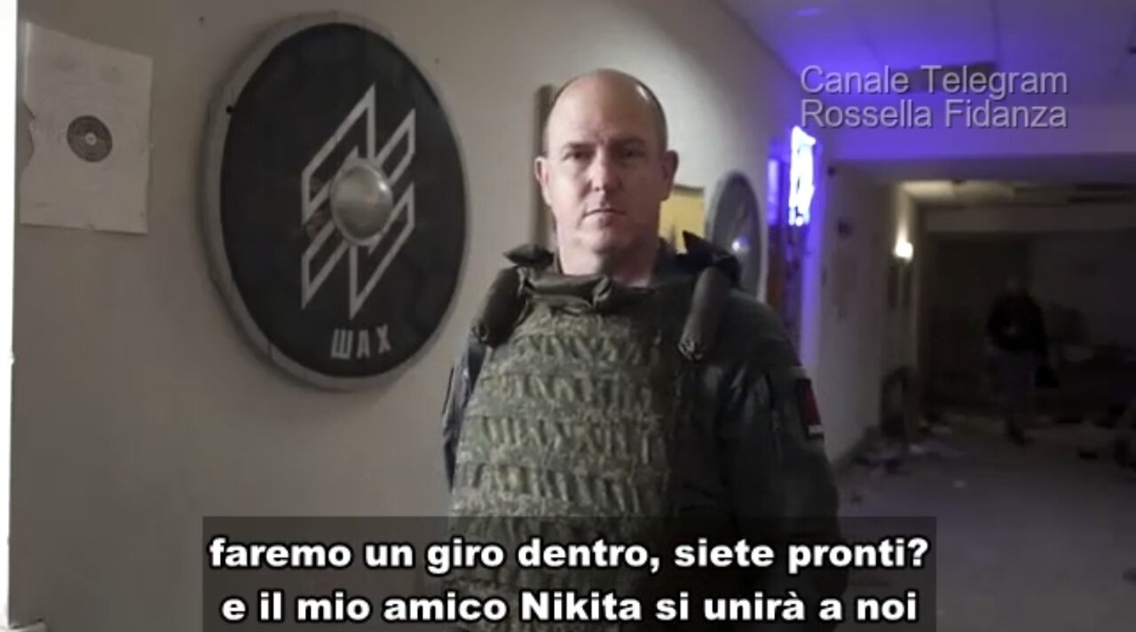 NWO, UCRAINA: Azov Ukronazi, quartier generale Mariupol, John Mark Dougan