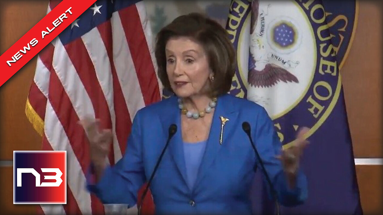 Pelosi Just Turned To Reporters And Said The Strangest Thing