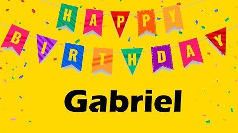 Happy Birthday to Gabriel - Birthday Wish From Birthday Bash