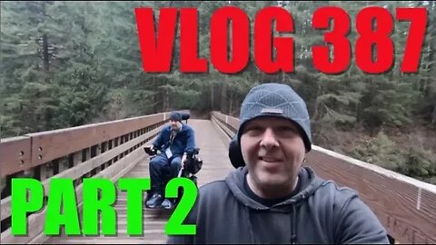 VLOG 387 PART 2: Trail run and NEW CHAIR!!