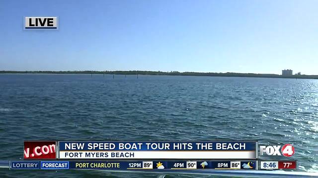 New speed boat tour hits Fort Myers Beach