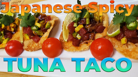 Spicy Tuna Taco