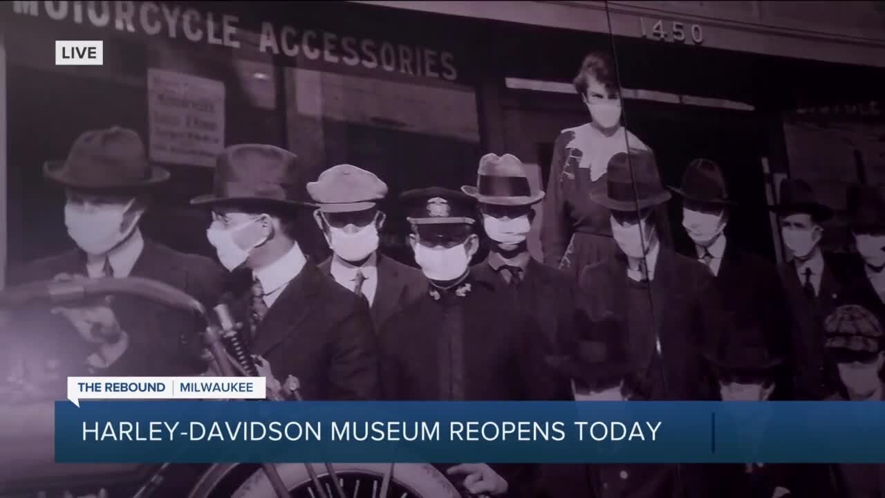 Harley Davidsin Museum reopens Friday