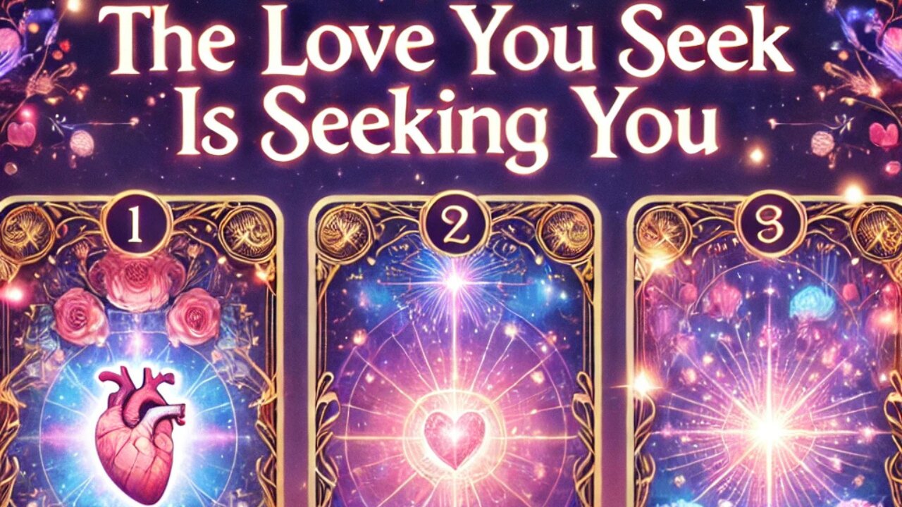 The Love You Seek Is Seeking You💕Pick a Card Tarot for Love❤️#TarotReading #LoveTarot #PickACard