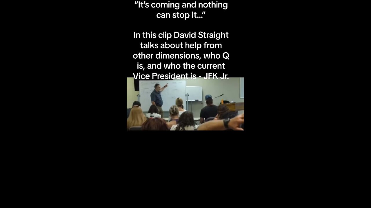 David L Straight- Who’s Q & Help From Other Dimensions + JFK Jr