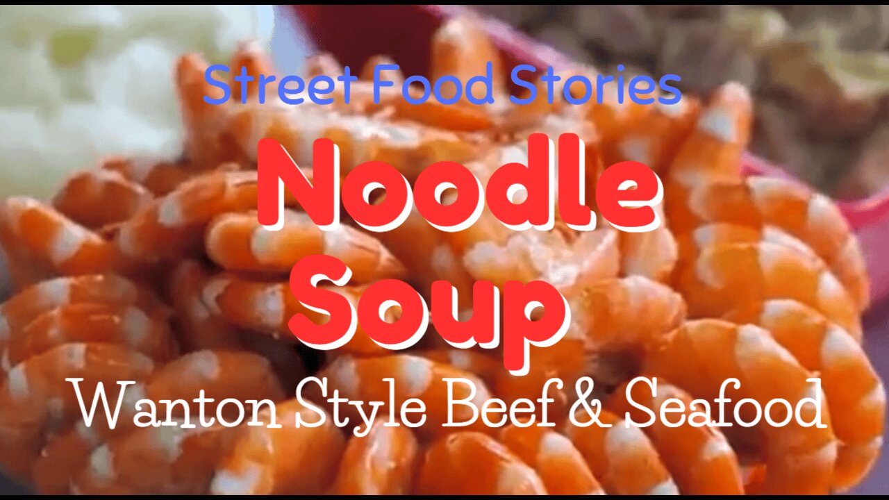 Wanton Style Beef & Seafood Noodle Soup