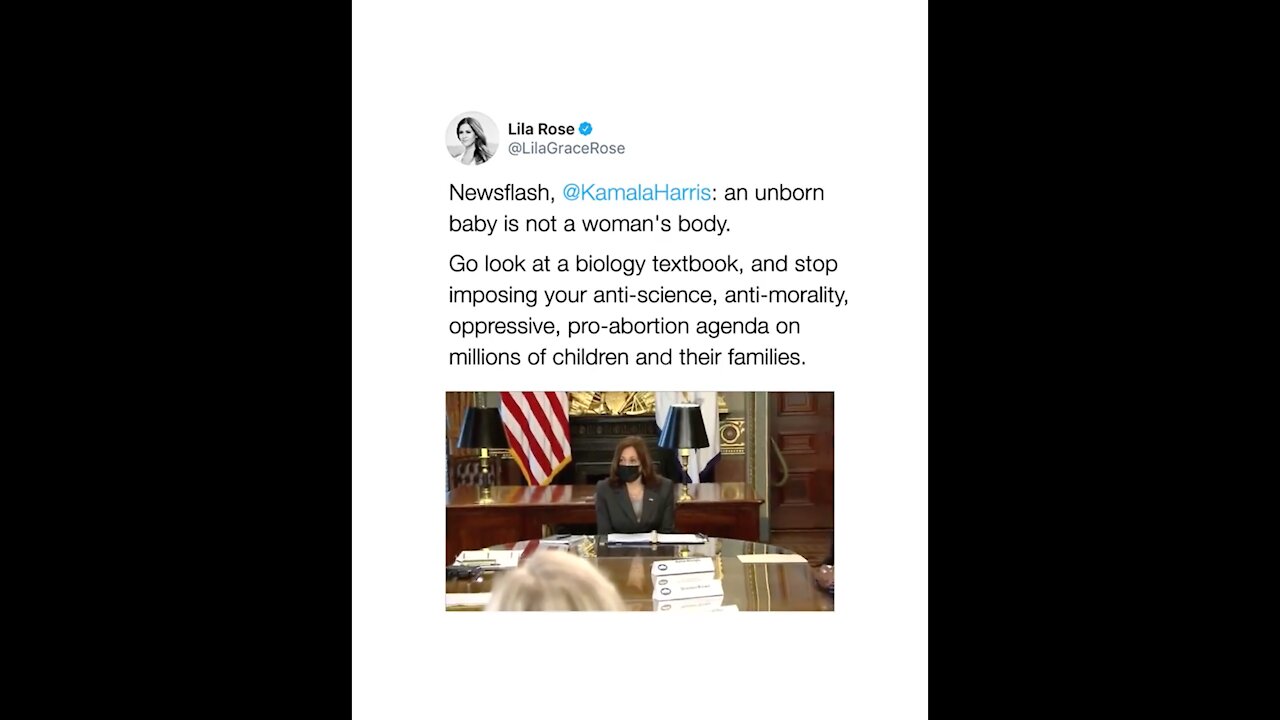 Newsflash, Kamala Harris: An Unborn Baby Is Not A Woman's Body