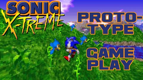 Sonic X-treme (prototype) - Sega Saturn Gameplay 😎Benjamillion