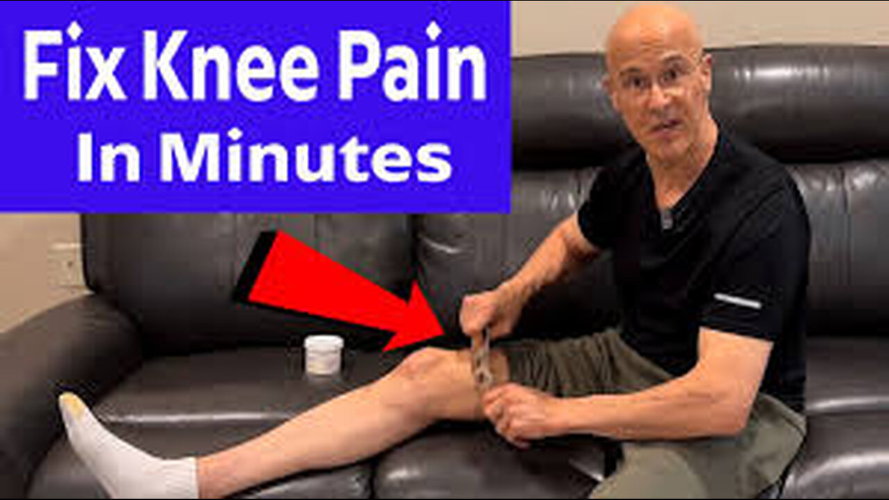 Fix Knee Pain and Popping at Home in Minutes! Dr. Mandell