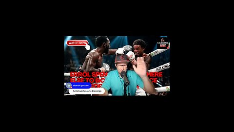 Errol Spence Has Nowhere Else To Go To But Terence Crawford Rematch esp. #2