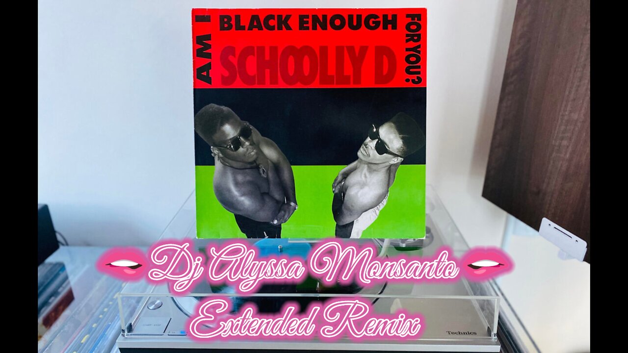 Dj Alyssa Monsanto - Am I Black Enough For You? (Extended Remix) Schoolly D (Video by Dj Alyssa Monsanto)