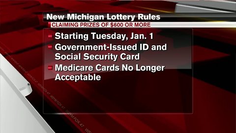 Government-issued ID, Social Security card required to claim Michigan Lottery prizes over $600