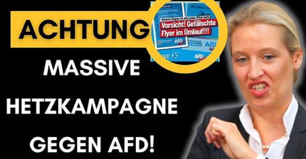Kriminell: FAKE AfD Flyer im Umlauf!