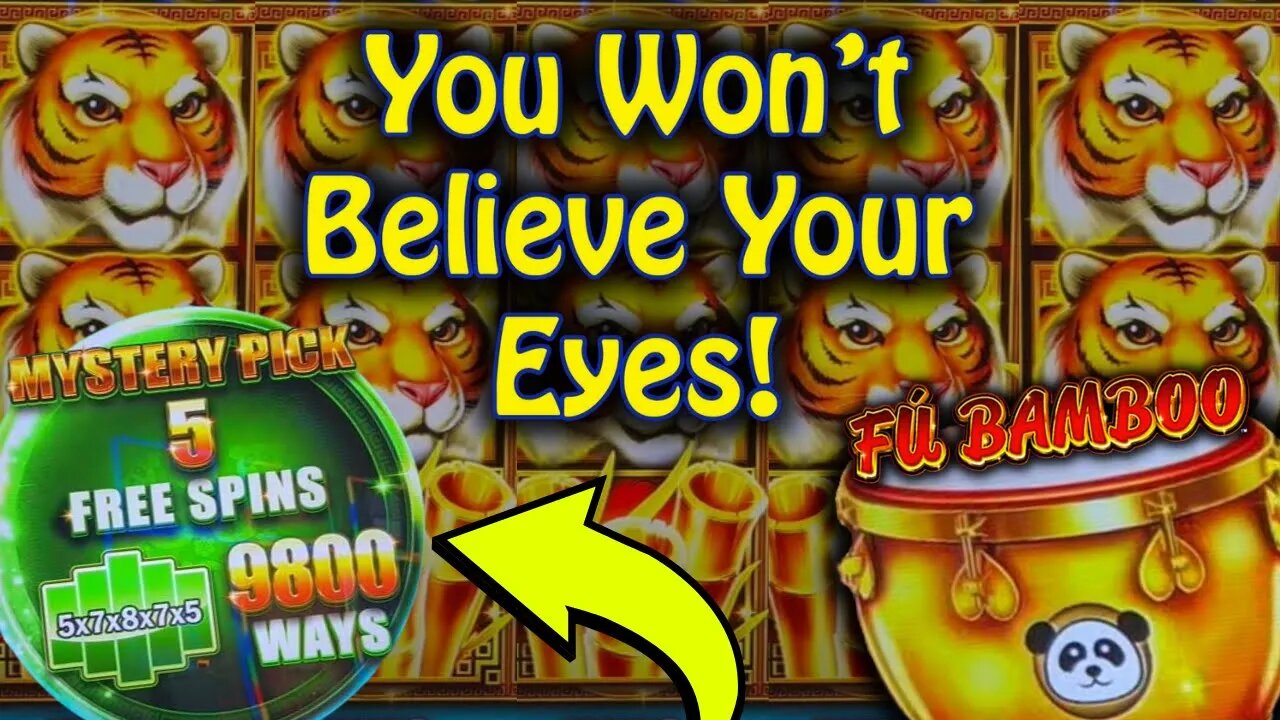 THE BEST FU BAMBOO SLOT VIDEO ON YOUTUBE! 4 JACKPOTS! LANDING A HUGE PROGRESSIVE