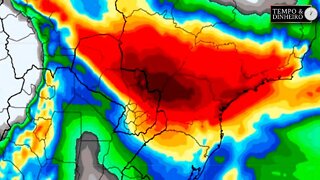 Meteorologia indica frio abaixo do normal no Sul e chuvas intensas no Sudeste