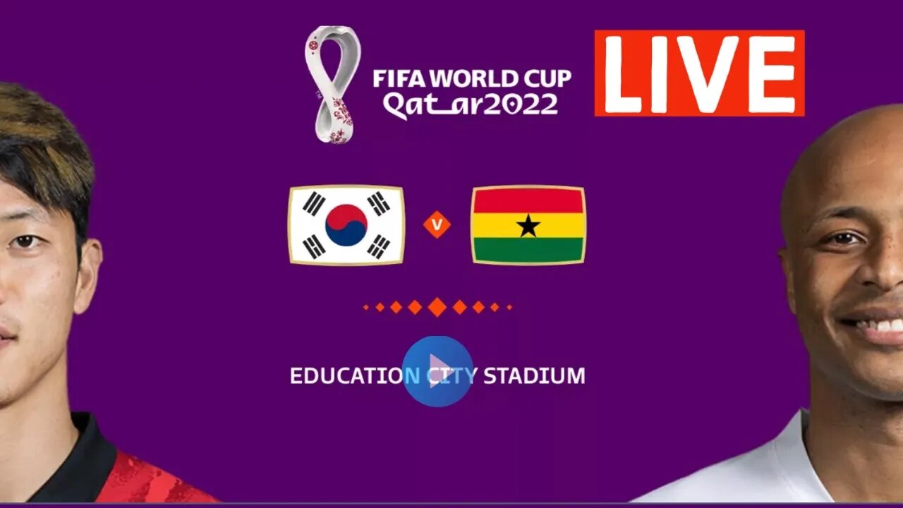 SOUTH KOREA vs GHANA | 🏆| FIFA World Cup Qatar 2022 | LIVE Watch Along & FIFA 23 Gameplay