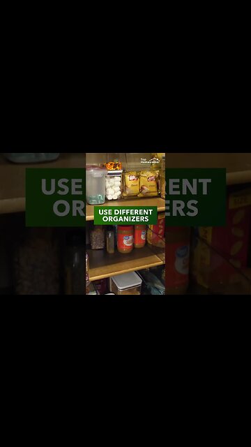 10 Quick Ways to Organize Your Pantry #shorts