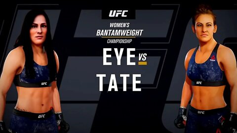 EA Sports UFC 3 Gameplay Miesha Tate vs Jessica Eye