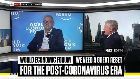 WEF - We need great reset for the post-coronavirus era