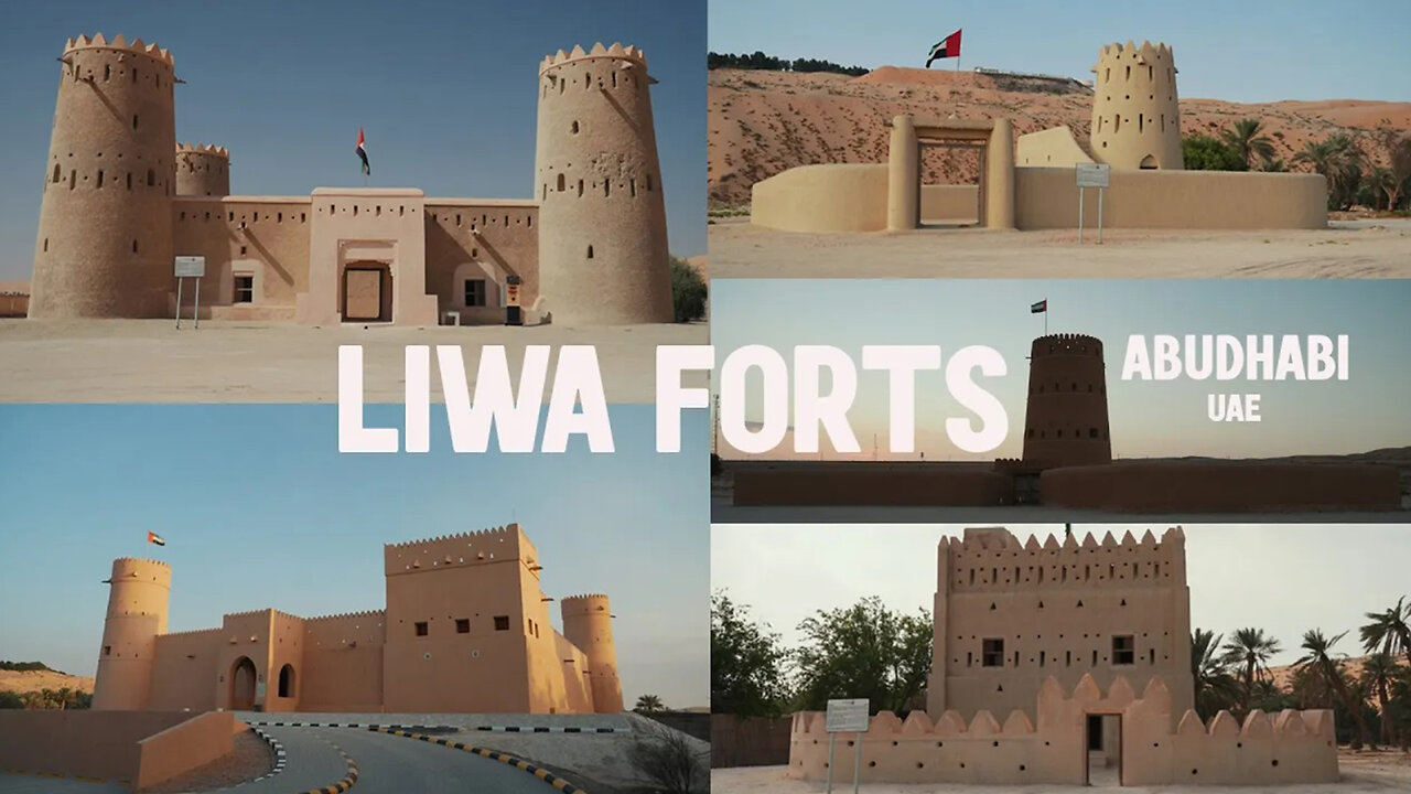 Liwa city forts Abu Dhabi UAE