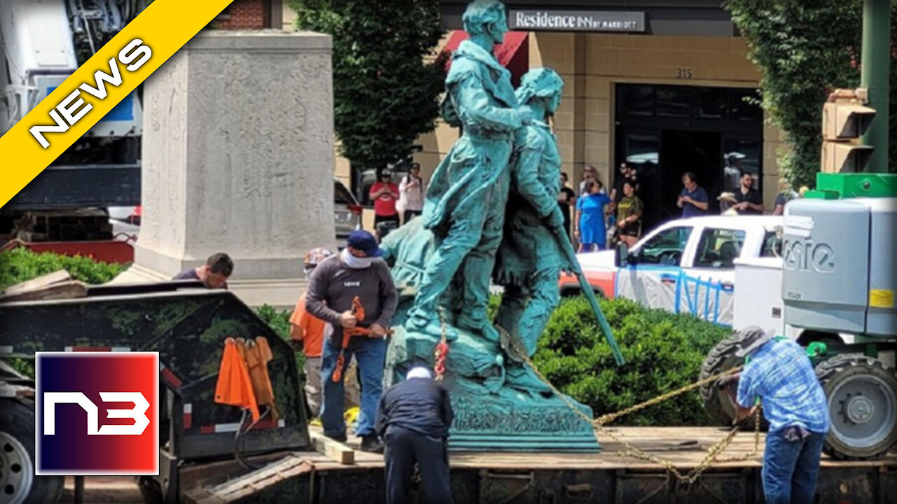 History Demolished in Charlottesville - Lewis, Clark and Sacagawea Statue Tumbles to the Ground