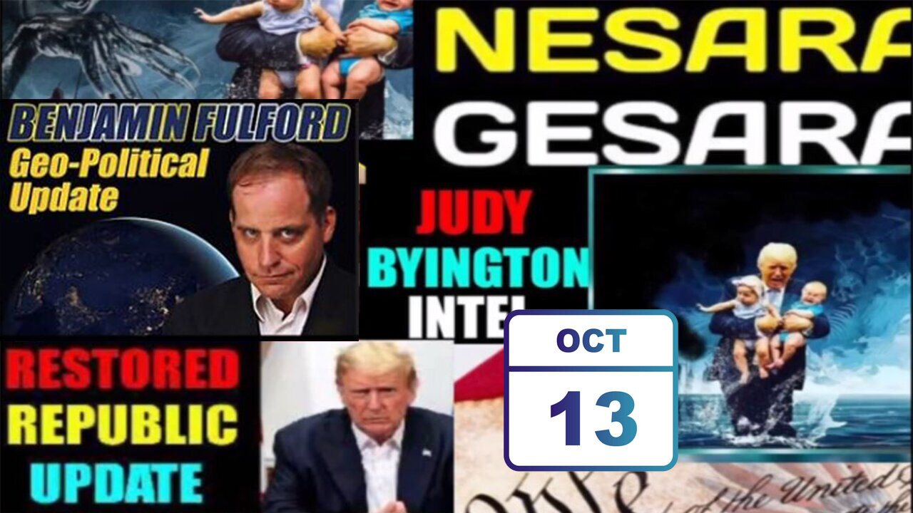 Judy Byington. Restored Republic via a GCR 10.13.24 > Benjamin Fulford Great - Trump Return