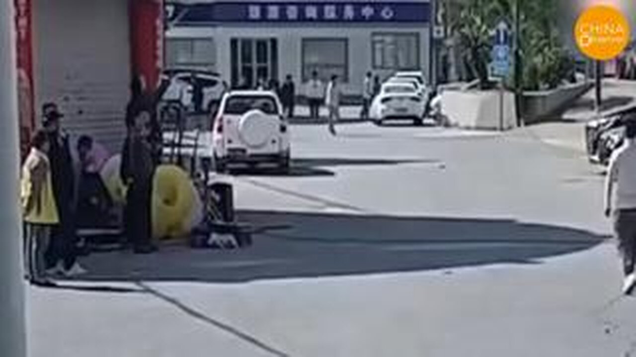 EV Car in China Launches at Charging Station